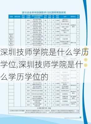 深圳技师学院是什么学历学位,深圳技师学院是什么学历学位的