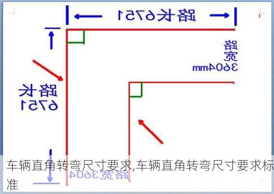 车辆直角转弯尺寸要求,车辆直角转弯尺寸要求标准